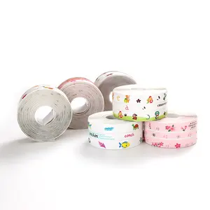 Dekoratif Caulking Strip Self-Perekat Penyegelan Tape Anti Jamur Tahan Air Pelindung Tepi untuk Mandi Shower Lantai Dapur wastafel