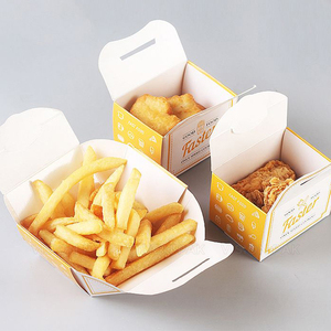 Commercio all'ingrosso della <span class=keywords><strong>fabbrica</strong></span> del Vietnam che porta via gli imballaggi alimentari alle scatole di hamburger Custom patatine fritte contenitore di Catering scatole di pollo fritto - Product Image 6