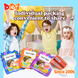 Vente en gros de bonbons pour enfants personnalisés avec étiquette privée, <span class=keywords><strong>chewing</strong></span>-<span class=keywords><strong>gum</strong></span> fruité avec autocollants de tatouage et ballons dans un sac - Product Image 6