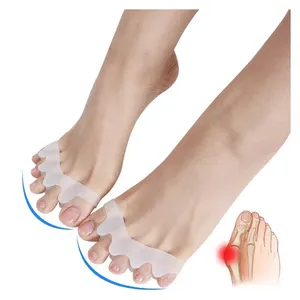 1Pair New Protective Toes Separator Suitable Bunion Corrector Material Soft Gel Straightener <b>Spacers</b> Stretchers Care Tool - Product Image 6