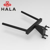 HALA-WM-1610 haute qualité en gros équipement de gymnastique Dip Bar Attachement pliable mural Power rack dip station attachement