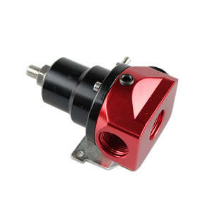 Regulador de Presión de Combustible Ling Sheng con Manómetro Rojo y Negro para Sistemas de Motor de Automóviles - Product Image 4