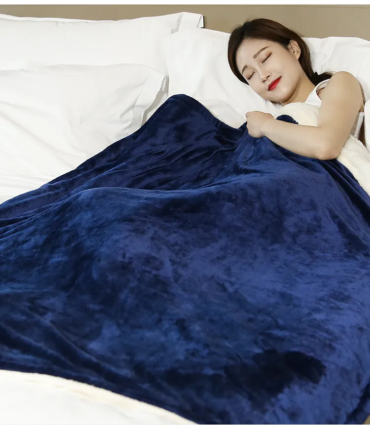Мягкое фланелевое одеяло с подогревом