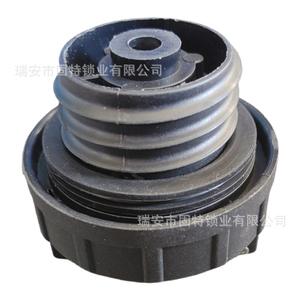 Fuel Cap <b>Lock</b> For Dongfeng Tuyi T5QT15 Light Truck 45 <b>Thread</b> Black ABS Material With Open Indicator - Product Image 2