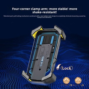 Support de guidon étanche D5750 pour vélo électrique, moto, navigation, support de téléphone pour vélo avec pare-soleil - Product Image 2