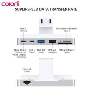 IMC01L <span class=keywords><strong>Hub</strong></span> <span class=keywords><strong>Ethernet</strong></span> Cho iMac Phụ Kiện USB C Docking 1G Lan RJ45 - Product Image 5