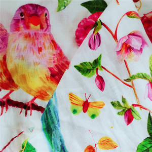 120GSM 100% Чистейшая льняная ткань, изготовленная на заказ Печать льняной ткани для одежды и подушка - Product Image 2