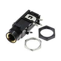 Prise casque USBR 6,35 mm, PJ-603A, connecteur jaune, 4 broches, prise audio/vidéo, prise microphone, prise haut-parleur