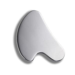 Custom Brand Medical Grade AISI 304 Facial GuaSha Scraping Therapy Plate Tool Gua Sha Scraper - Product Image 1