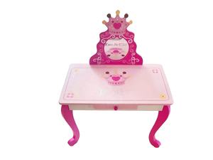 Ensemble table et chaise de maquillage pour petite fille, design moderne, miroir de princesse, <span class=keywords><strong>coiffeuse</strong></span> pour enfants - Product Image 6