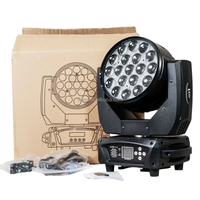 6 pièces seulement 580 $ 19*15WLed Rgbw 4 en 1   Lumière de scène mobile à zoom LED pour les scènes de lavage