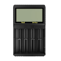 Chargeur et testeur de batterie intelligent 1.2V NIMH NICD 3.7V 3.6V 3.85V Liion 3.2V Lifepo4 pour 18650 2170026650 18500