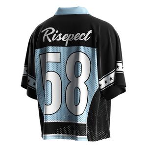 Camisetas de Fútbol Americano Vintage Personalizadas, Transpirables, de Malla, para Entrenamiento, Fabricadas Profesionalmente, para Hombre - Product Image 4