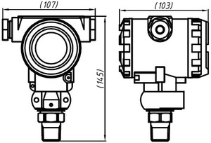 เครื่องส่งสัญญาณความดันแบบ 2 สาย ยี่ห้อ AIT รุ่น RKS ตัวเรือนสแตนเลส IP65 ชนิดที่ 4 แรงดันขาออก 20mADC โปรโตคอลการสื่อสาร HART รับประกัน 1 ปี - Product Image 5