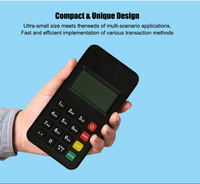 Semua dalam satu MPOS Mobile Card Reader Terminal dengan Pinpad dan gratis SDK M6 PLUS
