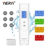 Testeur de qualité de l'eau 6-en-1 Yieryi LS310-2, COD TOC UV275 TDS EC, thermomètre, moniteur d'eau portable de type stylo, eau potable
