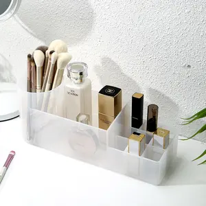 Household Waterproof Bathroom Accessories Makeup Storage Box Hair Dryer Stick Comb Clear Plastic Storage Organizer For Bathroom
