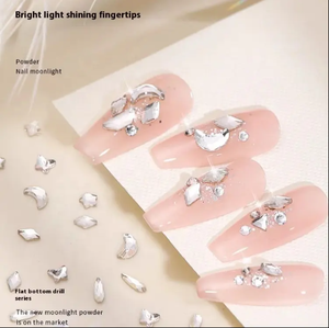 Highquality1440個バルクマニキュア形ガラスラインストーンフラットバッククリスタル卸売ラインストーン - Product Image 4