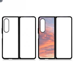 Coques de téléphone portable en TPU souple 2D à sublimation, en promotion, pour Samsung Z Fold 3/<span class=keywords><strong>4</strong></span>/5/6/7 5G avec plaque en aluminium - Product Image 2