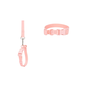 Wasserdichtes <span class=keywords><strong>PVC</strong></span>-Hundehalsband und Leine Set Geprägtes Design Einfarbig Langlebig für Kleine und Mittlere Hunde Haustierzubehör - Product Image 5