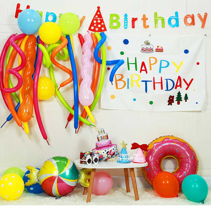 Décorations Colorées De Fête D'anniversaire PNG , Fête, Drapeau