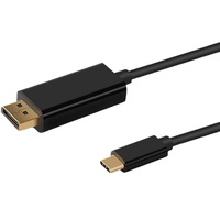 Câble USB C vers DP 1.2 de 1,8 m (6 pieds) 4K 30Hz Thunderbolt 3/4 pour MacBook Pro/Air iPhone 16 Pro/Max