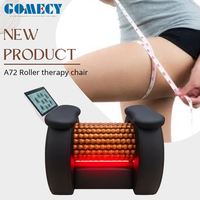 Chaise de massage en bois Gomecy A72 pour amincissement corporel, soin anti-cellulite, massage lymphatique et remodelage corporel