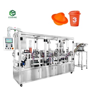 Machine de fabrication de café entièrement automatique avec système de remplissage et de dosage rotatif et processus de scellage propre - Product Image 3