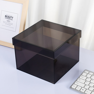 Caja de Exhibición Acrílica con Tapa y Logotipo Personalizado, Estuche de Almacenamiento a Prueba de Polvo para Figuras de Acción y Modelos, Organizador Coleccionable Multicolor - Product Image 4