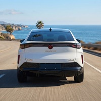 Voiture d'occasion, berline 100% électrique, ensemble d'éclairage LED complet, toit ouvrant panoramique fixe, décoration intérieure noire, à vendre