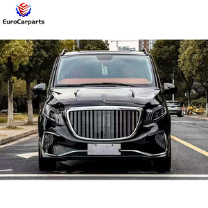 Kit carrosserie PP pour Classe V W447 V260 V300 2016+ au style May Kit carrosserie complet Accessoires de voiture Pare-chocs avant Grille centrale Capot - Product Image 4