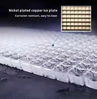 Recién llegados, máquina de hielo automática para negocios, máquina de hielo de ahorro de energía con cuerpo de acero inoxidable, máquinas de hielo para restaurantes