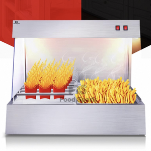 Station de chauffage électrique polyvalente pour frites à prix spécial d'usine, mini réchauffeur d'affichage de copeaux en acier inoxydable pour les magasins d'alimentation - Product Image 3