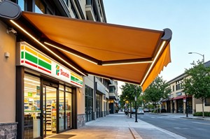 Auvent <span class=keywords><strong>motorisé</strong></span> en aluminium <span class=keywords><strong>avec</strong></span> bras articulé et boîtier cassette intégral de protection pour fenêtre et porte, pare-soleil - Product Image 4
