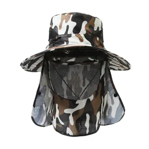 Summer Sun Bucket Hat Mens Wholesale UV Protection Golf Brim Waterproof Fisherman Sun Bucket Hat