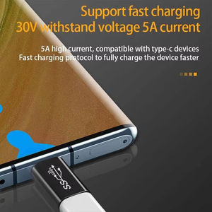 อะแดปเตอร์ USB Type C มุมขวา90องศา<span class=keywords><strong>ตัว</strong></span><span class=keywords><strong>แปลง</strong></span><span class=keywords><strong>ตัว</strong></span>เมียเป็น<span class=keywords><strong>ตัว</strong></span>ผู้แปลง10 Gbps <span class=keywords><strong>ตัว</strong></span>เชื่อมต่อการซิงค์ข้อมูลการชาร์จ - Product Image 6