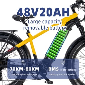 Vélo de route sportif au lithium 750W 48V 20Ah avec cadre et pneus en aluminium, tout-terrain, haute performance 750W, en stock aux États-Unis - Product Image 5