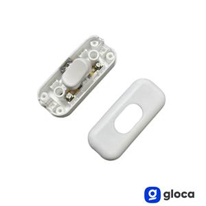 Interruptores basculantes Gloca, paquete de 5, color blanco, 250 V CA, SPST, encendido/apagado, plástico, 2P - Product Image 4