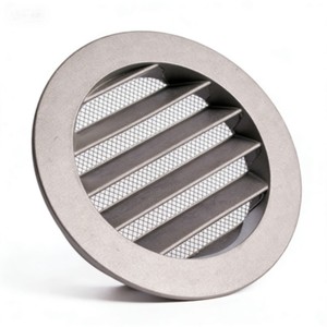 Rejilla de Ventilación Circular para Pared Exterior, Resistente a la Intemperie, de Aluminio Fundido, con Malla Antimosquitos, 100mm 150mm, para Conductos HVAC - Product Image 3