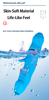 Leckender Dildo-Vibrator für Frauen G-Punkt Klitoris Anale Stimulation Erwachsenen-Spielzeug Silikon Weibliches Lust-Masturbationsgerät