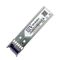 Modul SFP BiDi 1.25Gbps Merek IIIV 5km SFP Simplex LC SMF DDM Transceiver Serat Gigabit untuk Jaringan Perusahaan