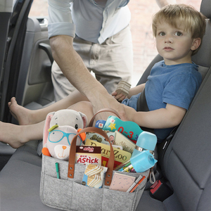 KUYUE Panier de rangement pour couches de bébé et organisateur de voiture pour couches et produits pour bébés - Product Image 5