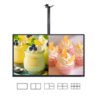 Pantalla LCD de Techo para Restaurantes, Menú Digital, Pantalla Publicitaria, Tablero de Menú Digital para Restaurantes