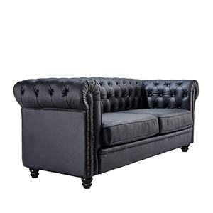 Sofá de Cuero DAP USA, Muebles para Sala de Estar, Estilo Americano Vintage, Esquinero, Genuino, Minimalista, de Dos y Tres Plazas, para Oficina - Product Image 5