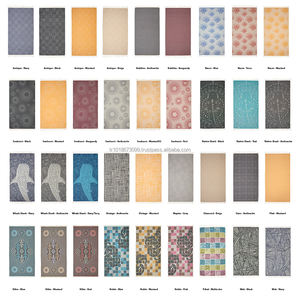 ผ้าขนหนู Peshtemal Fouta เนื้อผ้าฝ้ายฝ้าย100ออกแบบได้ตามต้องการแบบคลาสสิกผ้าแจ็คการ์ดสีฟ้า - Product Image 6