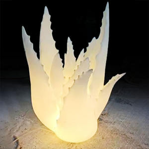 La mejor iluminación de decoración navideña, luz de fibra de vidrio, decoración de jardín, luz decorativa LED de aloe para jardín de Villa - Product Image 2