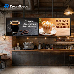 Affichage numérique LCD HD mural suspendu pour menu, publicité et animation, idéal pour restaurants, cafés et ascenseurs - Product Image 1