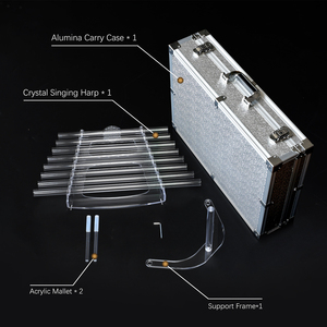 SUCCESS Harpe chantante en quartz à 8 tubes, tonalité Do haute, quartz pur à 99,999%, instrument de thérapie musicale, étui en alumine gratuit, suède - Product Image 5