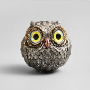 Colgante Decorativo con Figura de Búho, Estatua de Búho Hecha a Mano con Diseño de Cuentas para Decoración del Hogar y Jardín, Regalo Promocional Personalizado - Product Image 4