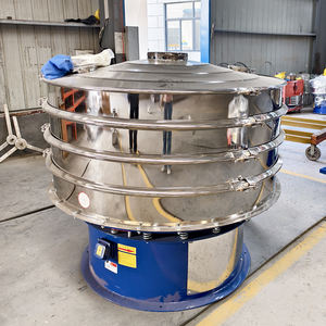 Machine de criblage d'amidon de farine de qualité alimentaire avec la construction d'acier inoxydable de moteur marque de Tesheng de capacité de 1-2 tonnes/h - Product Image 2